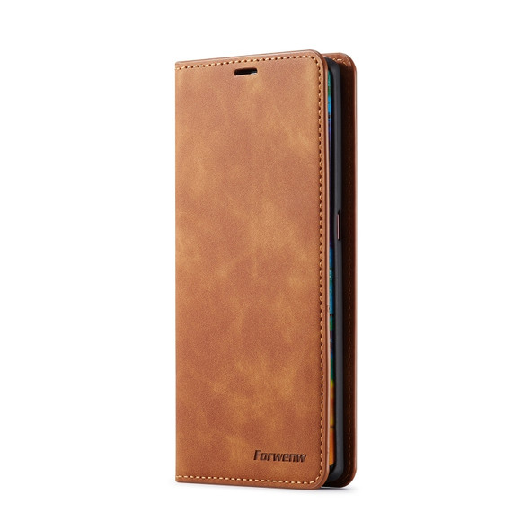 For Huawei Mate 30 Pro Forwenw Dream Series Oil Edge Strong Magnetism Horizontal Flip Leather Case with Holder & Card Slots & Wallet & Photo Frame(Brown)