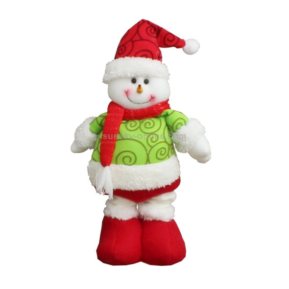 CX15934 Cloud Snowman Scalable Doll Window Ornament Christmas Decoration