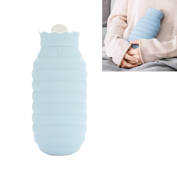 Original Xiaomi Warm Water Bag  Silicone Hot Water Bag Size?23.8x105x4.8cm (Gray Blue)