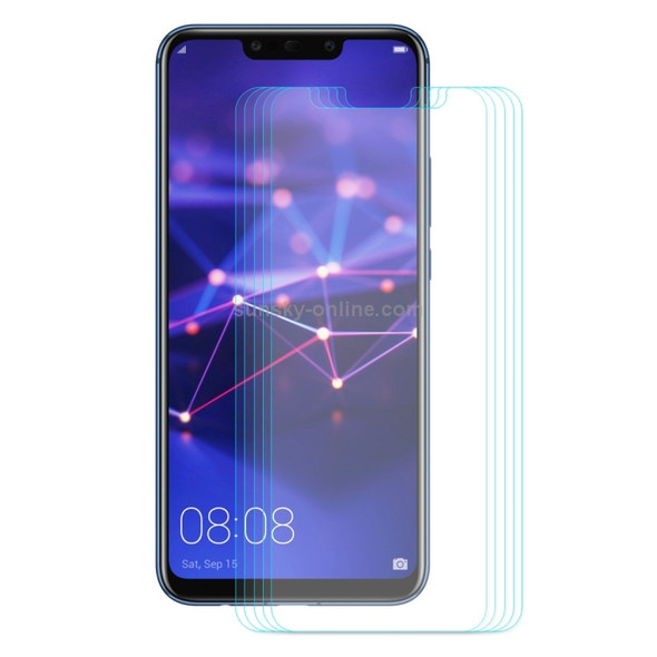 5 PCS ENKAY Hat-prince 0.26mm 9H  2.5D Curved Edge Non-Full Screen Tempered Glass Film for Huawei Mate 20 Lite