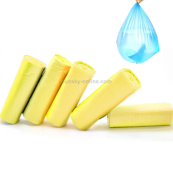 5 PCS Environmental Classification Point Type Broken Color Garbage Bag, Size: 15*11cm (Yellow)