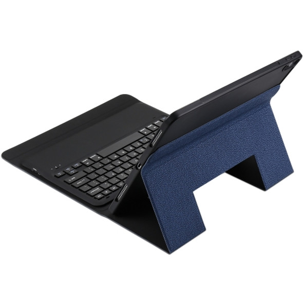 K09 Ultra-thin One-piece Bluetooth Keyboard Case for iPad Pro 12.9 inch ?2018?, with Bracket Function (Blue)