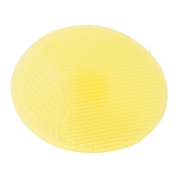 10 PCS Cleaning Pad Wash Face Facial Exfoliating Brush SPA Skin Scrub Cleanser Tool(YELLOW)