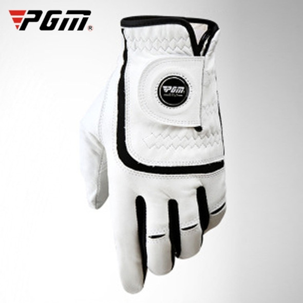 PGM Golf Sheepskin Breathable Non-slip Single Gloves for Men (Color:Left Hand Size:23)