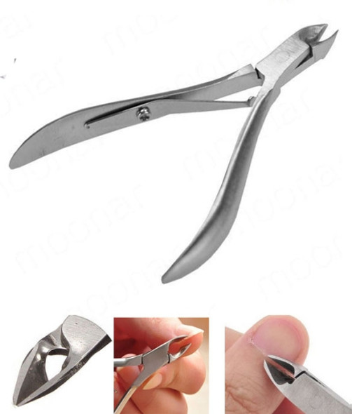 Nail Art Cuticle Nipper Clipper Edge Cutter Manicure Trimmer Scissor Plier Pedicure Dead Skin Tool