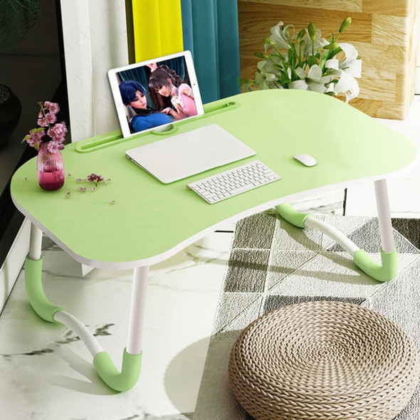 Foldable Non-slip Laptop Desk Table Stand with Card Slot (Green)