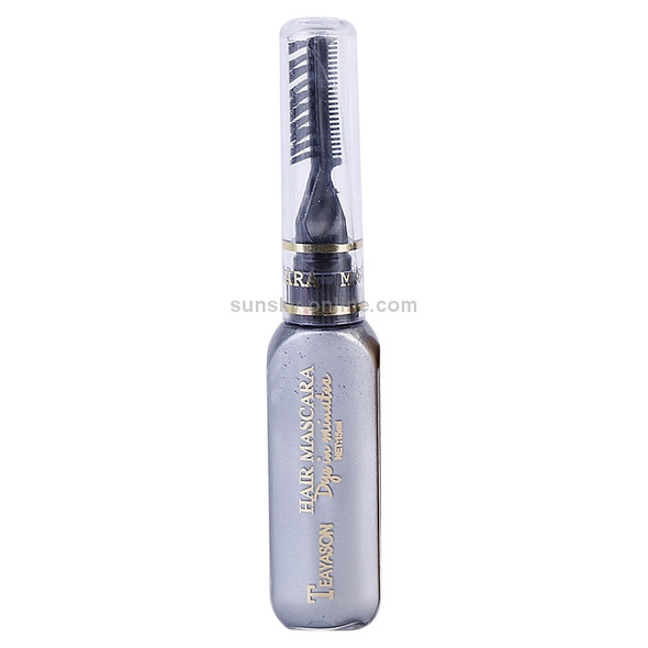 One-time Hair Temporary Color Hair Dye Non-toxic DIY Hair Color Mascara Dye Cream Hair(Gray)