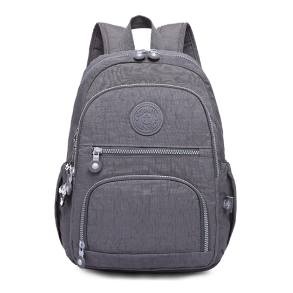 Backpacks School Backpack for Teenage Girls Female Laptop Bagpack Travel Bag, Size:27X13X37cm(Gray)
