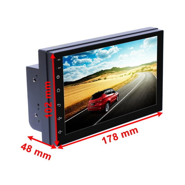9999 HD 7 inch Car Radio Receiver MP5 Player, Android 8.1, Support Phone Link & FM & AM & Bluetooth & WIFI & GPS