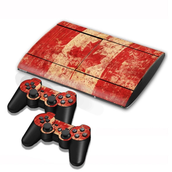 Canadian Flag Pattern Decal Stickers for PS3 Game Console