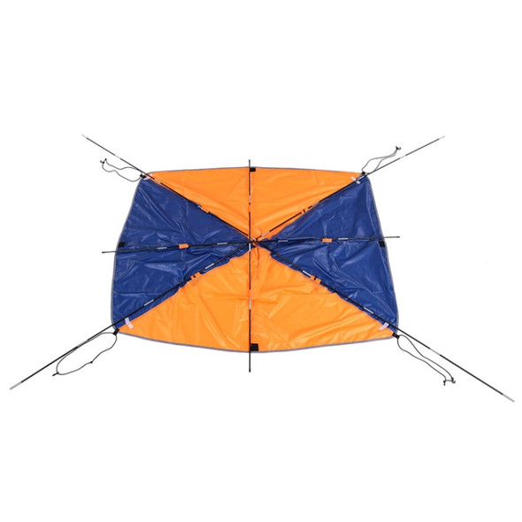 68351 Folding Awning Canoe Rubber Inflatable Boat Parasol Tent for 4 Person, Boat is not Included