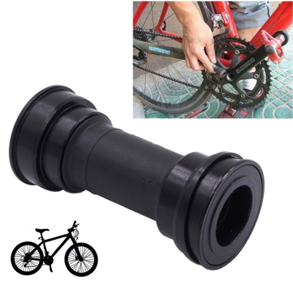 Bike Bicycle BB92 Bottom Bracket Fits 86-92mm for SHIMANO Mountain Bike(Black)