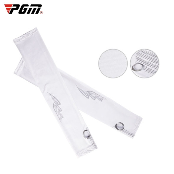 PGM Golf Sunscreen Breathable Sports Cuff Sleeve (White)