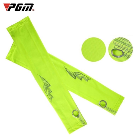 PGM Golf Sunscreen Breathable Sports Cuff Sleeve (Fluorescent Green)