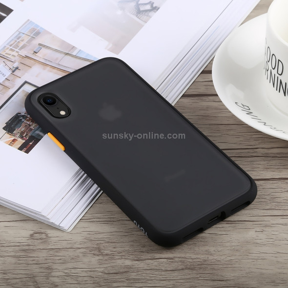 TOTUDESIGN Gingle Series Shockproof TPU+PC Case for iPhone XR (Black)