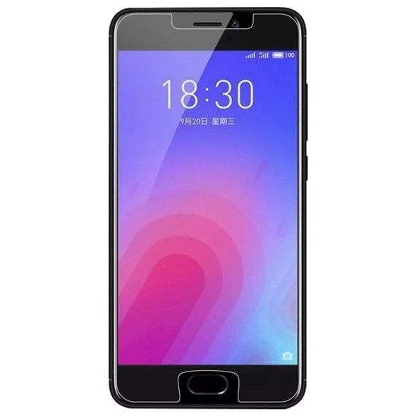 2 PCS 0.26mm 9H 2.5D Tempered Glass Film for Meizu M6