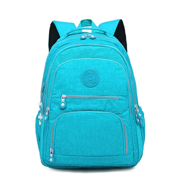 Backpacks School Backpack for Teenage Girls Female Laptop Bagpack Travel Bag, Size:31X14X42cm(Light blue)
