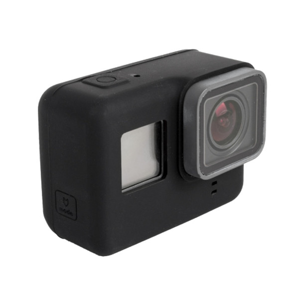 For GoPro HERO5 Silicone Housing Protective Case Cover Shell(Black)