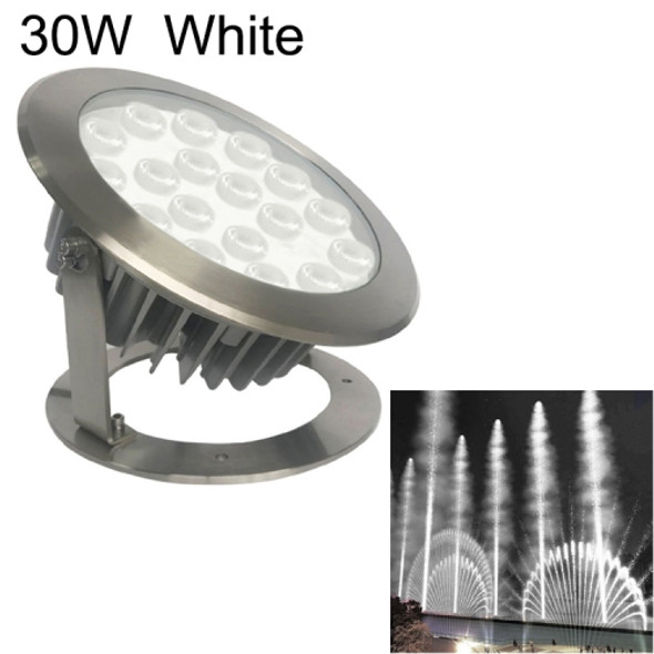 30W Square Park Landscape LED Underwater Light Pool Light(White Light)