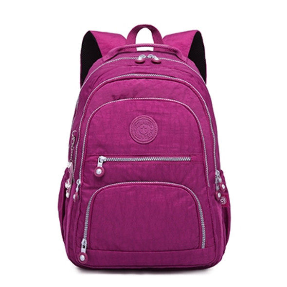 Backpacks School Backpack for Teenage Girls Female Laptop Bagpack Travel Bag, Size:31X14X42cm(Purple red)