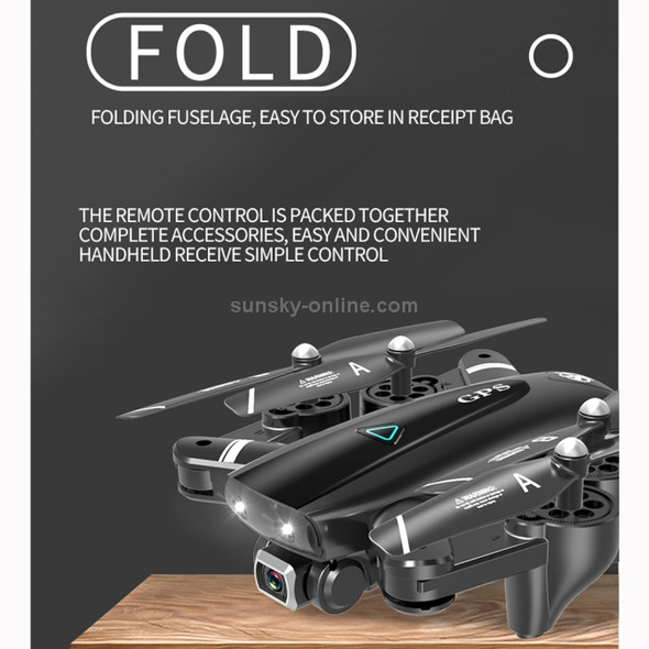 S167 2.4G 720P WIFI Foldable GPS Positioning Remote Control Aircraft RC Quadcopter Drone