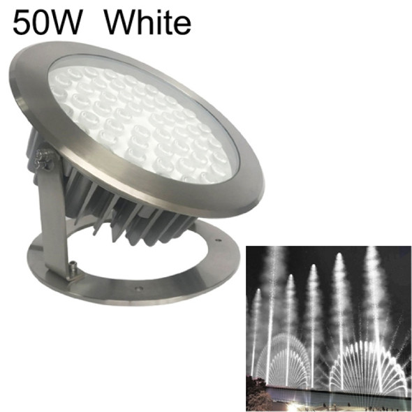 50W Square Park Landscape LED Underwater Light Pool Light(White Light)
