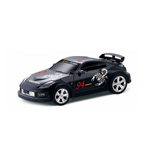 Coke Can Mini RC Car Radio Remote Control Micro Racing Car(Black)