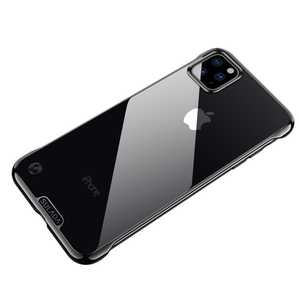 For iPhone 11 SULADA Borderless Plated PC Protective Case(Black)