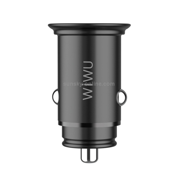 WIWU PC 200 Type-C / USB-C + USB Mini Dual Port Car Charger