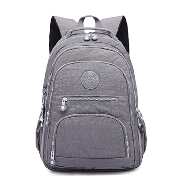Backpacks School Backpack for Teenage Girls Female Laptop Bagpack Travel Bag, Size:33X16X47cm(Gray)