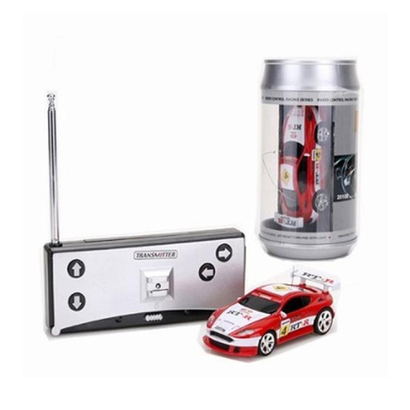 Coke Can Mini RC Car Radio Remote Control Micro Racing Car(Red)