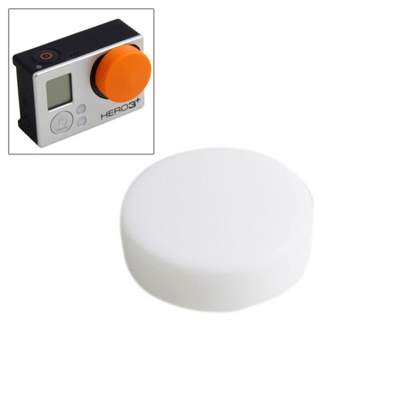 TMC Round Shape Silicone Cap for GoPro Hero 4 / 3+(White)