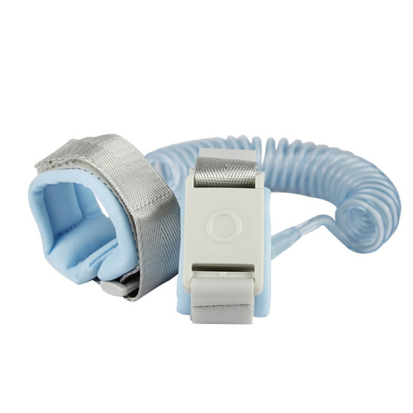 Happywalk Kids Safety Anti Lost Wrist Link Traction Rope with Induction Lock, Length: 2m(Baby Blue)