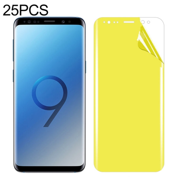 25 PCS For Galaxy S9 Plus Soft TPU Full Coverage Front Screen Protector