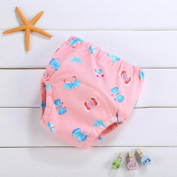 Baby Cotton Washable Four-layer Gauze Diaper, Suitable Height:80 Yards(Butterfly)