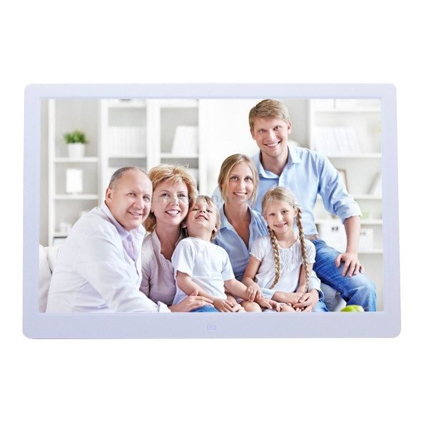 15 inch Digital Picture Frame with Remote Control Support SD / MMC / MS Card and USB, White (1331W)(White)