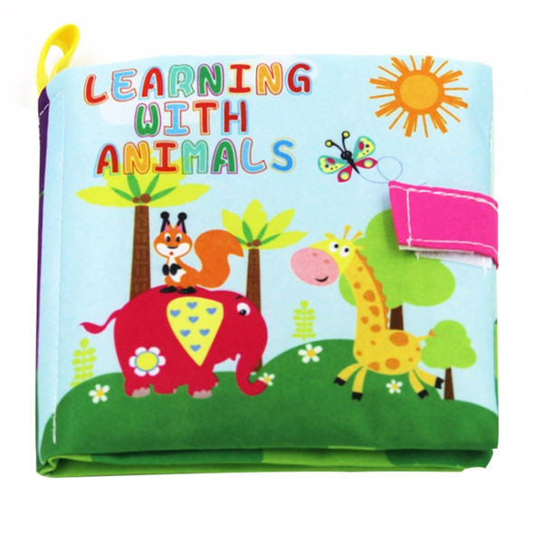 Baby Toys Infant Educational Soft Cloth Books(Animal)