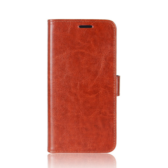 R64 Texture Single Fold Horizontal Flip Leather Case for Huawei P30 Lite, with Holder & Wallet & Card Slots & Photo Frame (Brown)