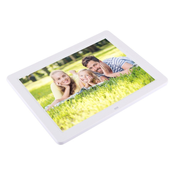 12.0 inch Digital Picture Frame with Remote Control Support SD / MMC / MS Card and USB, White (1200)(White)