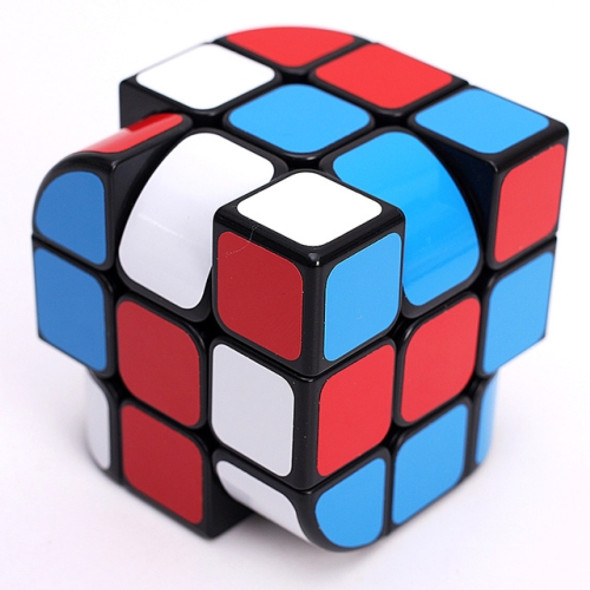 Third-order Trihedral Unequal-order Shaped Cube Puzzle Educational Toys for Children(Black)