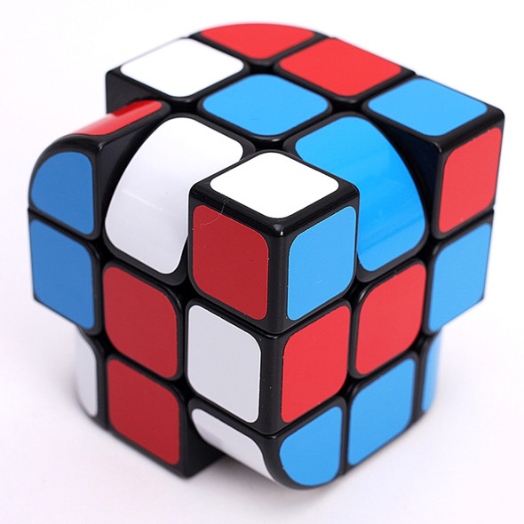 Third-order Trihedral Unequal-order Shaped Cube Puzzle Educational Toys for Children(Black)