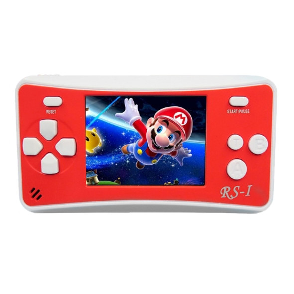 RS-1 Retro Portable Handheld Game Console, 2.5 inch 8 Bits True Color LCD, Built-in 152 Kinds Games(Red)
