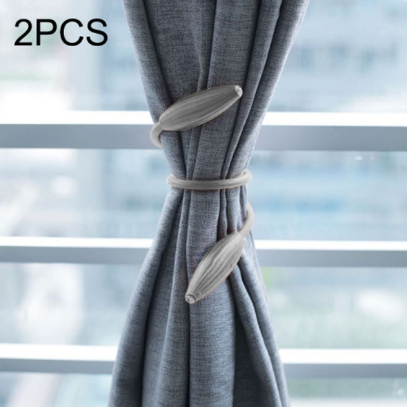 2 PCS Fashion Adornments Creative Curtain Tie Rope(Grey)