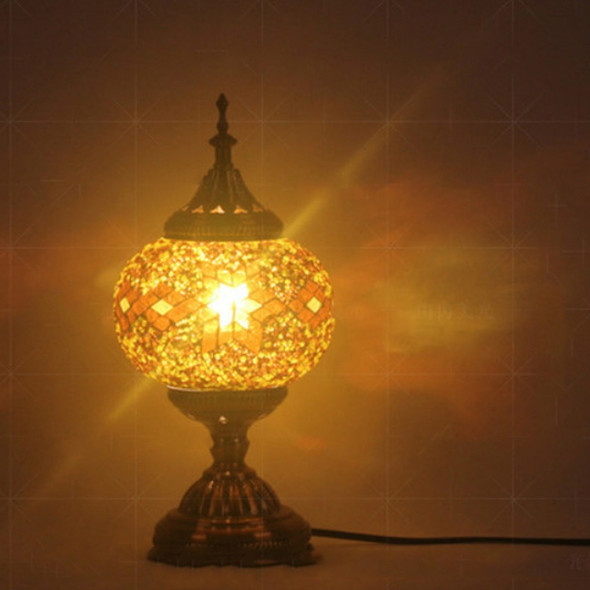 Bedroom Study Romantic Style Mosaic Decorative Table Lamp, Plug Type:AU Plug(FX-1503)