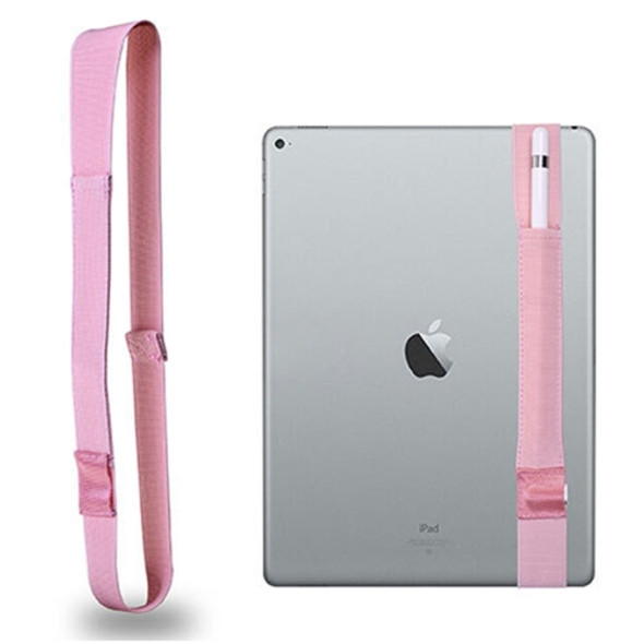 For Apple Pencil / iPad 12.9 inch General High Elastic Band Apple Pencil Band Protective Bag(Pink)