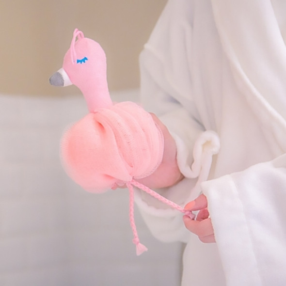 Flamingo Bubble Ball Bath Flower Towel