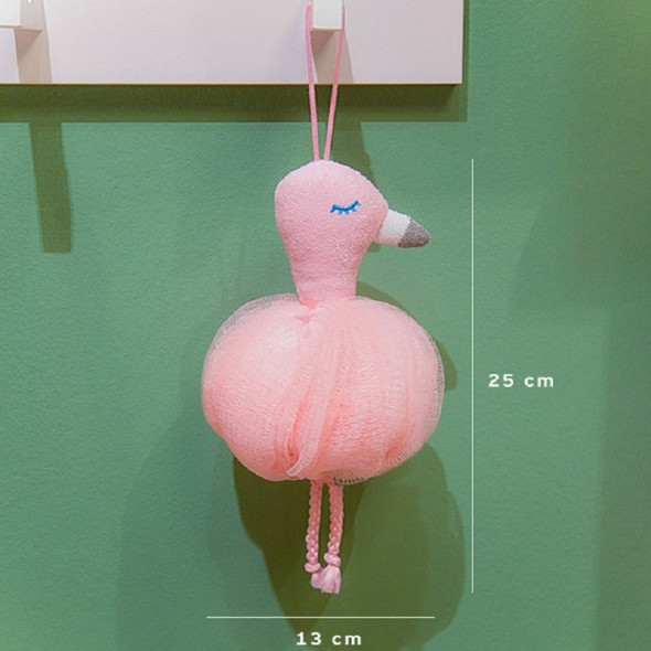 Flamingo Bubble Ball Bath Flower Towel
