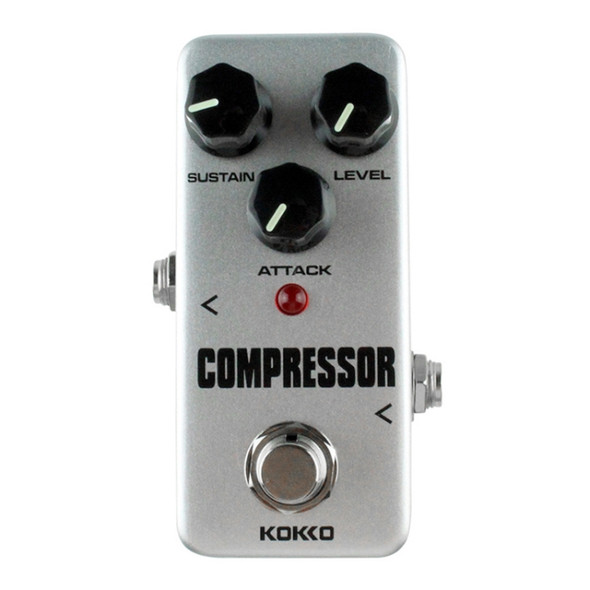 KOKKO FCP2 Mini Electric Guitar Monoblock Compressor Effects Pedal(Grey)