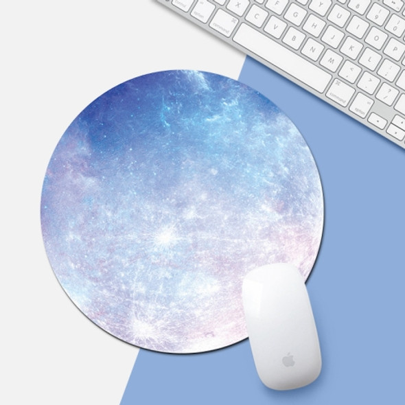 Rainbow Color Mercury Pattern Circular Mouse Pad, Diameter: 22cm