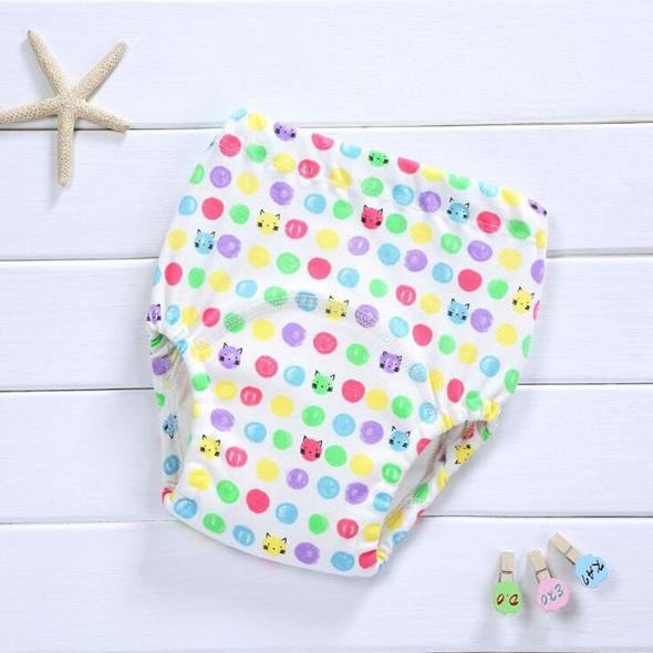 Baby Cotton Washable Four-layer Gauze Diaper, Suitable Height:90 Yards(Colorful Candy)